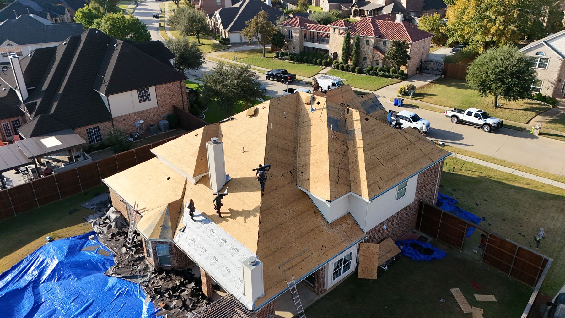 DBX Roofing project in DFW