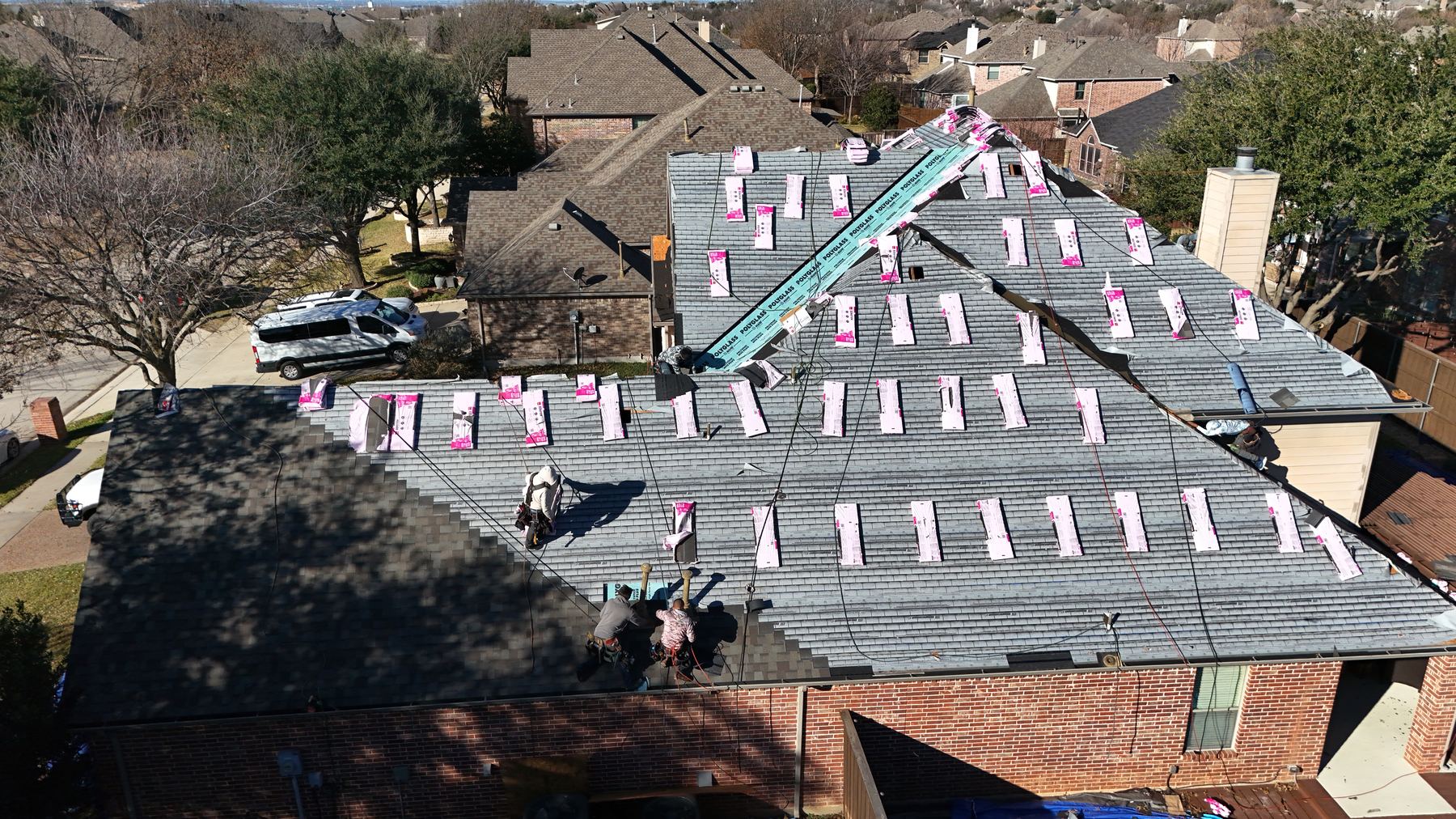 DBX Roofing project in DFW